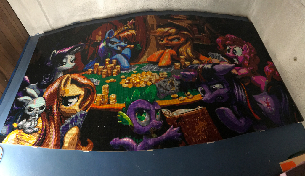 My Little Pony Lego Mural